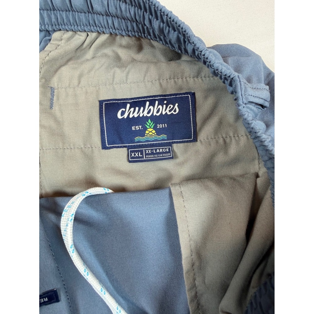 Chubbies Everywear Shorts Mens XXL Blue Slate 6 Inch Inseam Regular Fit Stretch - Picture 2 of 6